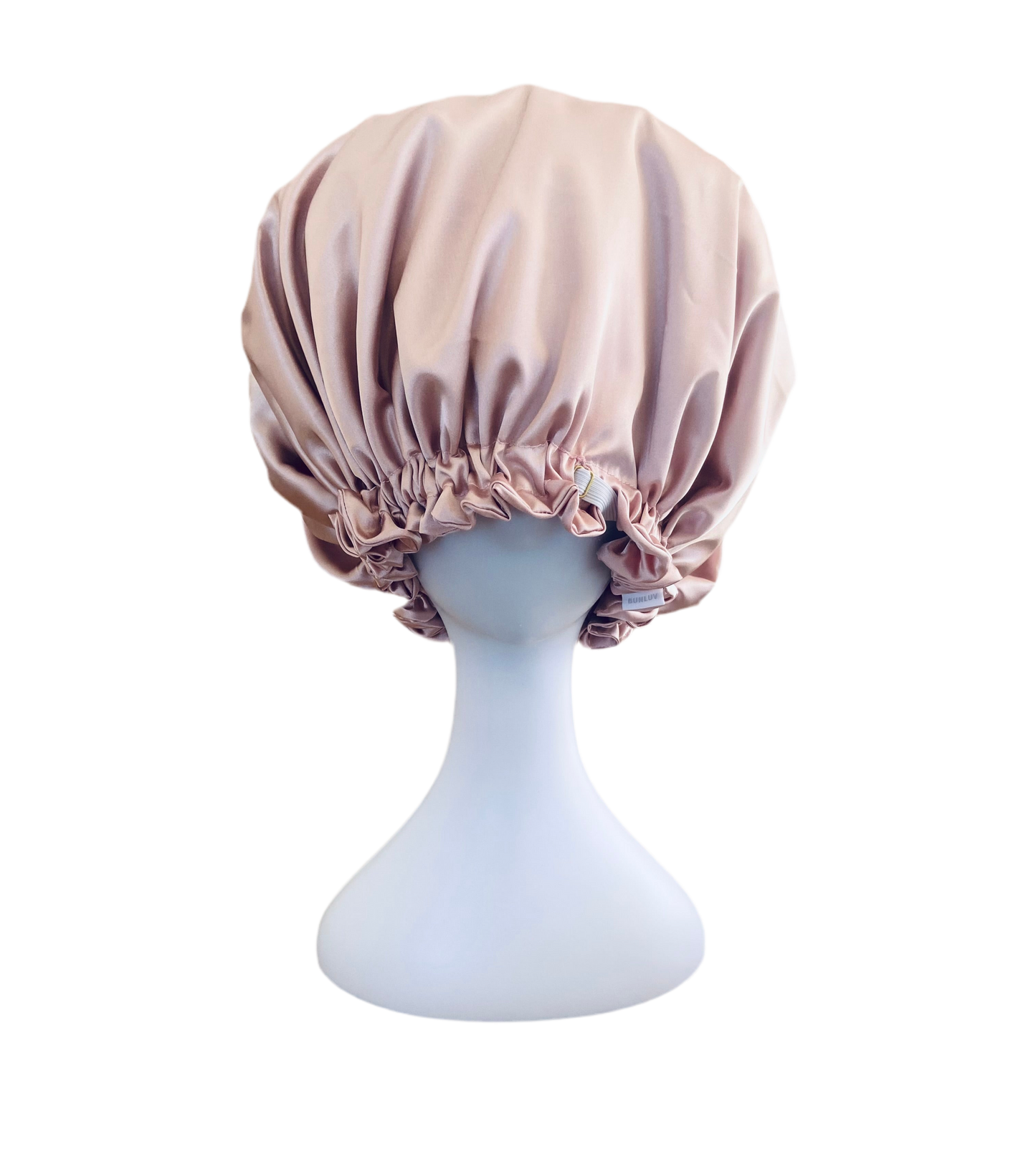 OVERSIZED HAIR BONNET ADJUSTABLE SATIN - PINK