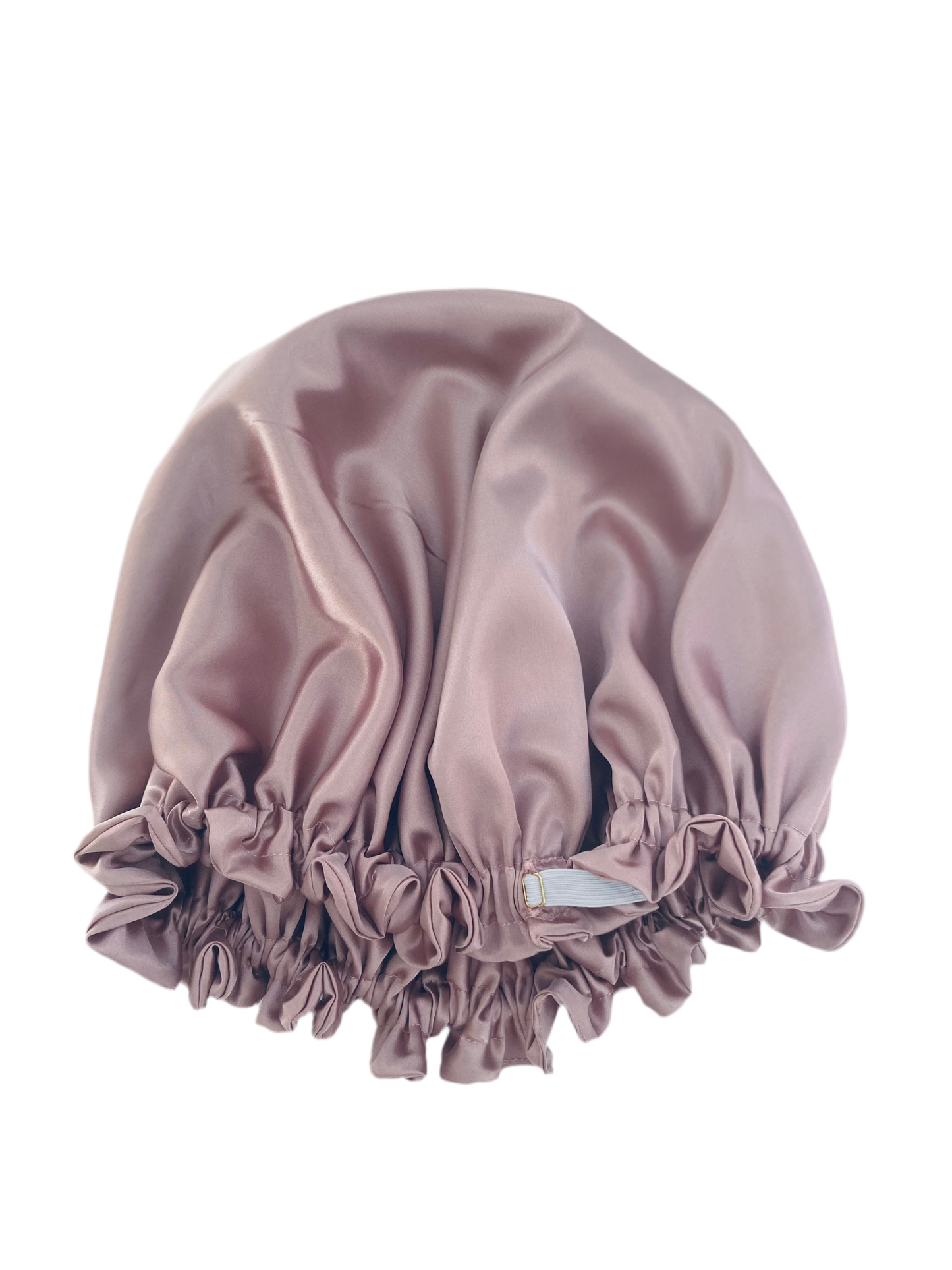 OVERSIZED HAIR BONNET ADJUSTABLE SATIN - PINK