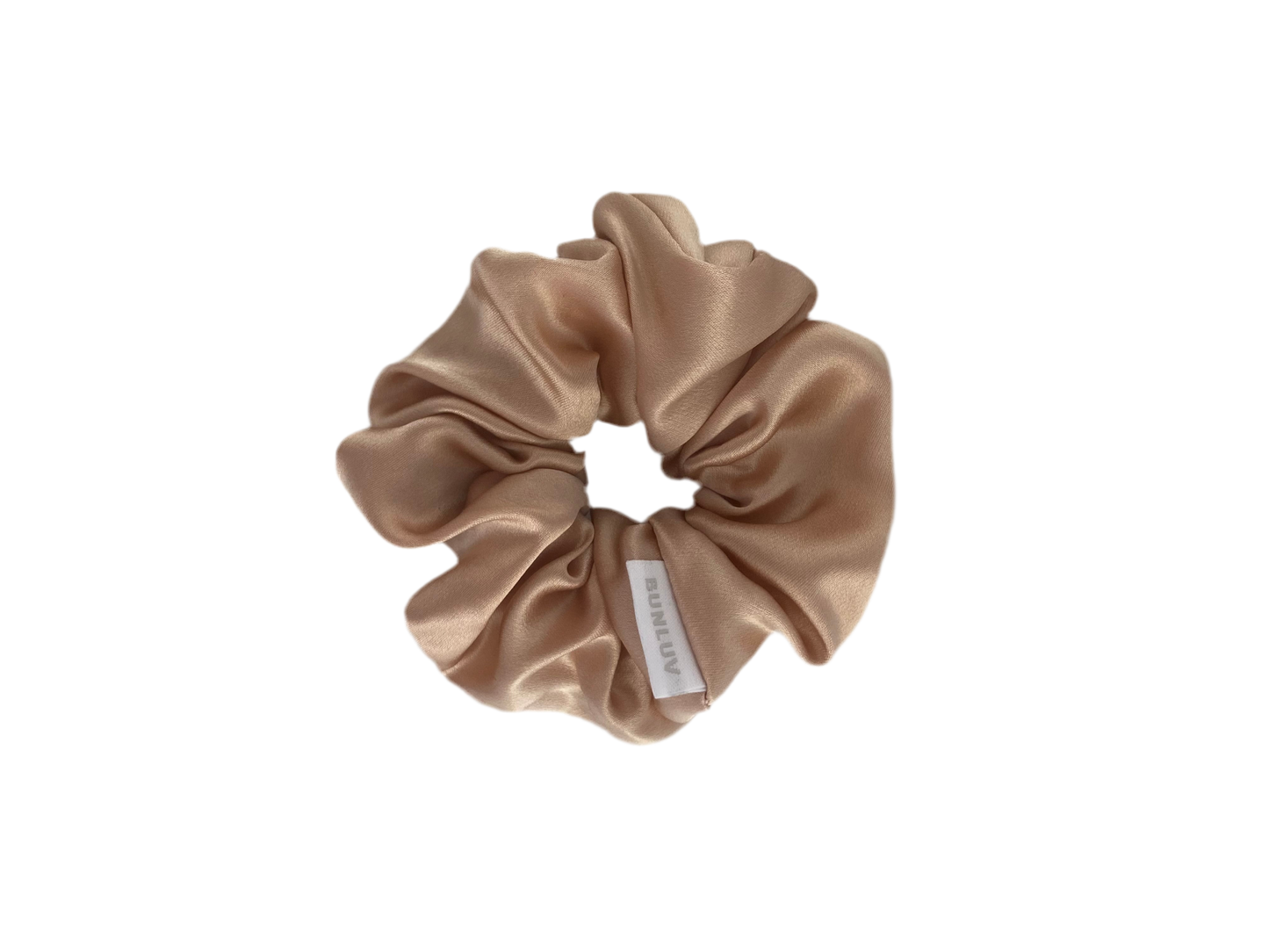 Nude Mulberry Silk Scrunchie