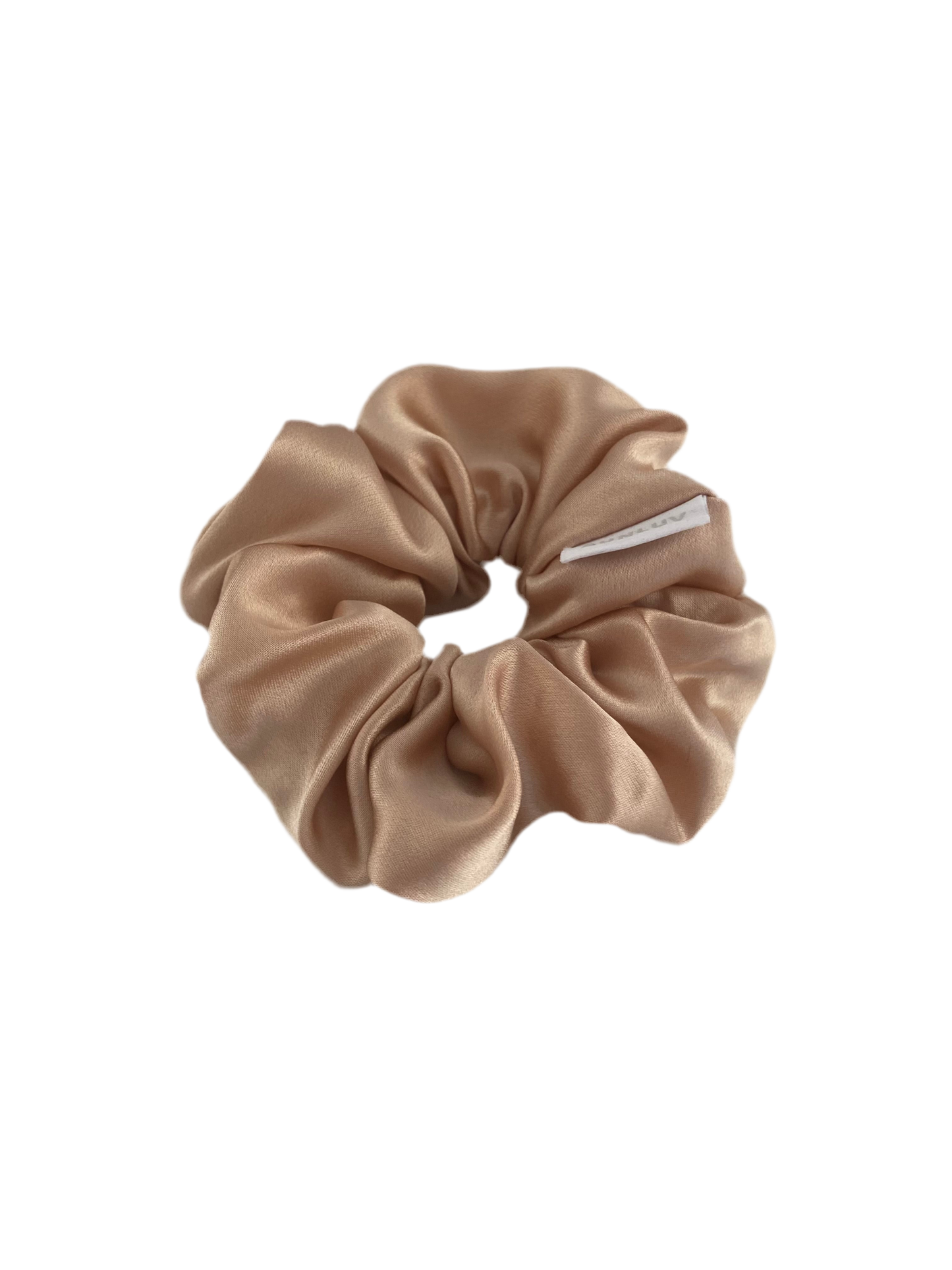 Nude Mulberry Silk Scrunchie