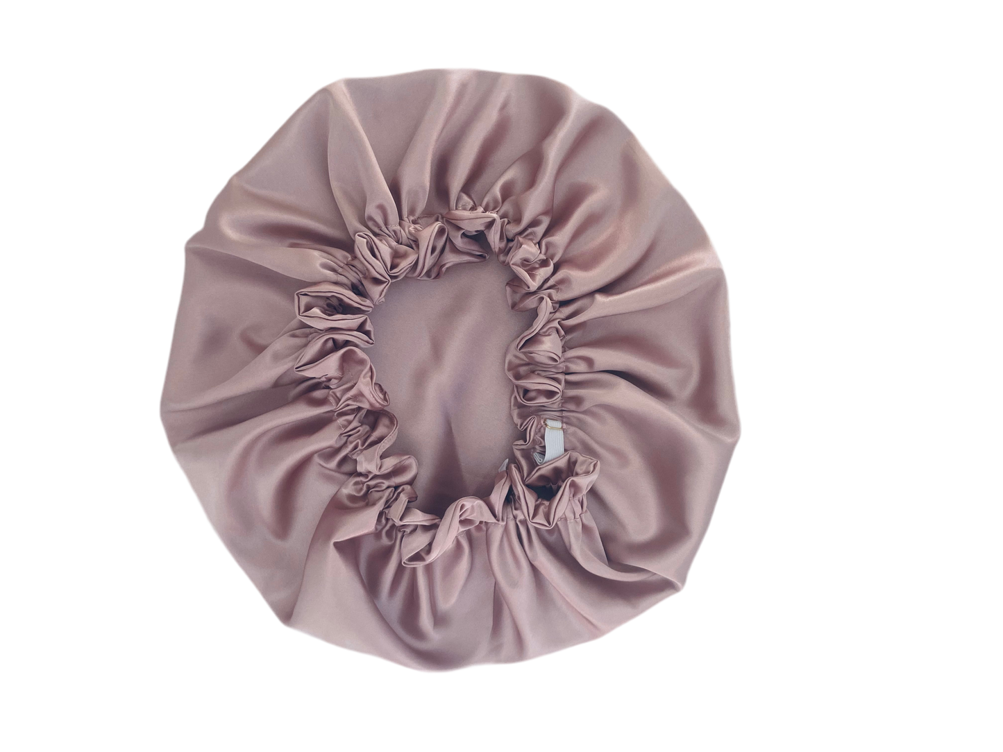 OVERSIZED HAIR BONNET ADJUSTABLE SATIN - PINK