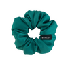 Jade green SmartCore BUNLUV scrunchie on white background