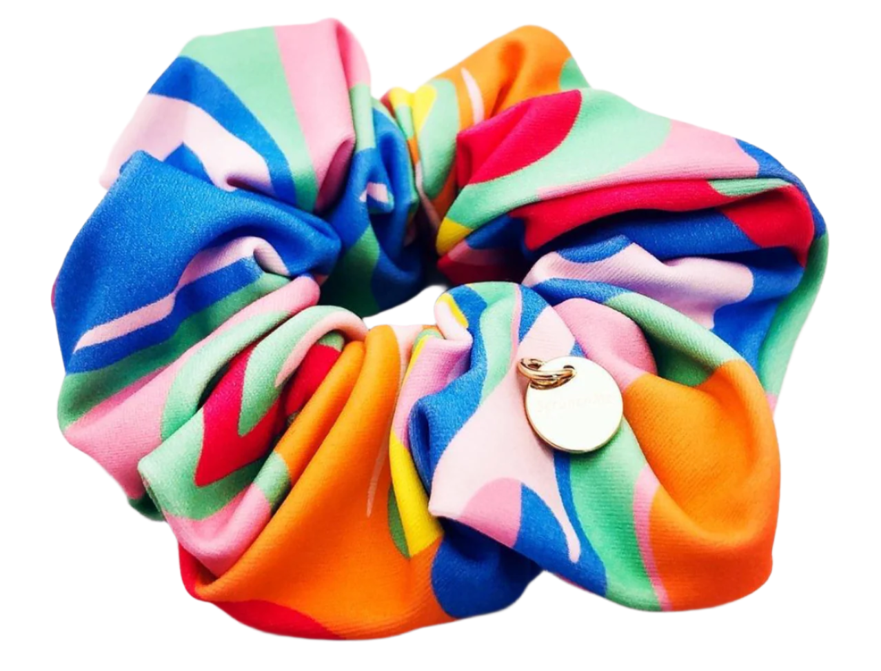 Rainbow Swim Scrunchie
