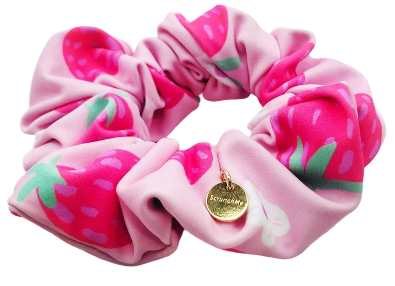Strawberries Swim Scrunchie