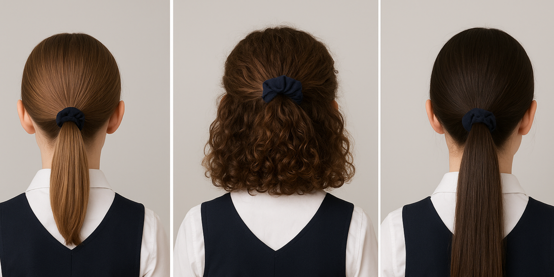 The school girls wearing scrunchies - BUNLUV Australia