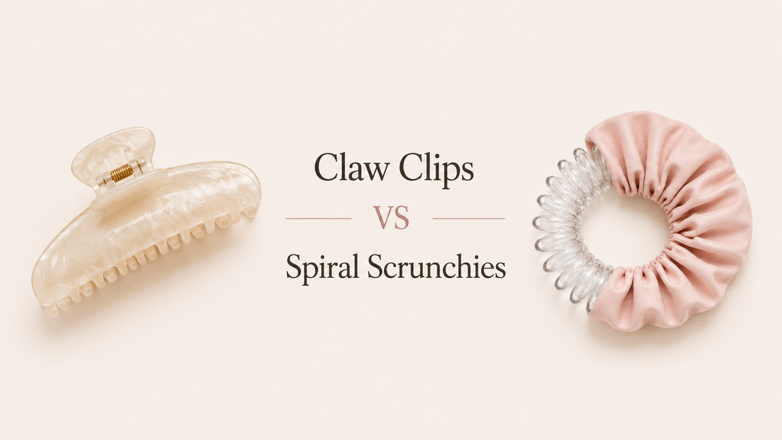 Claw Clips vs SmartCore Spiral Scrunchies Comparison Guide