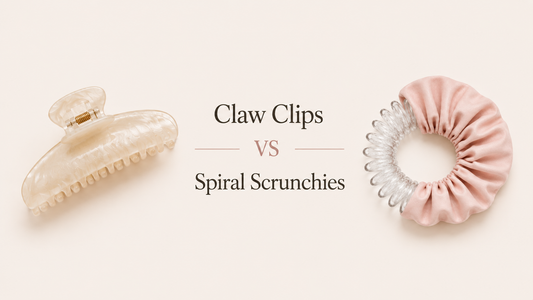Claw Clips vs SmartCore Spiral Scrunchies Comparison Guide