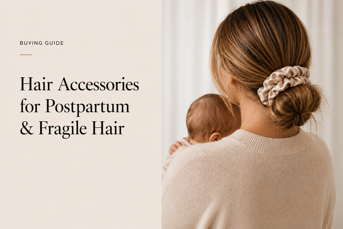 Hair accessories for postpartum and fragile hair