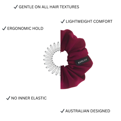 School SmartCore Scrunchie - Maroon