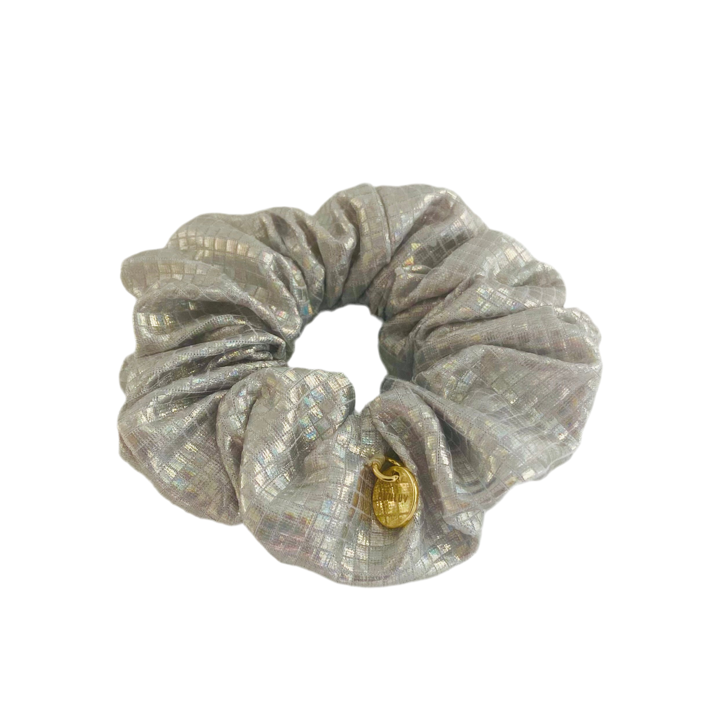 Silver Sparkle Active Scrunchie