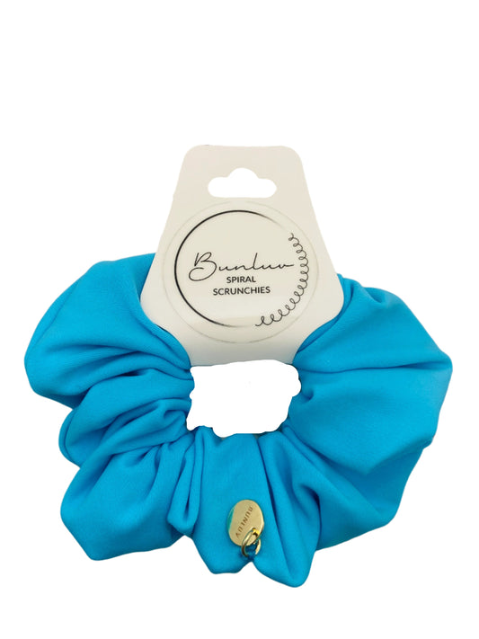 Bright Blue Swim Scrunchie