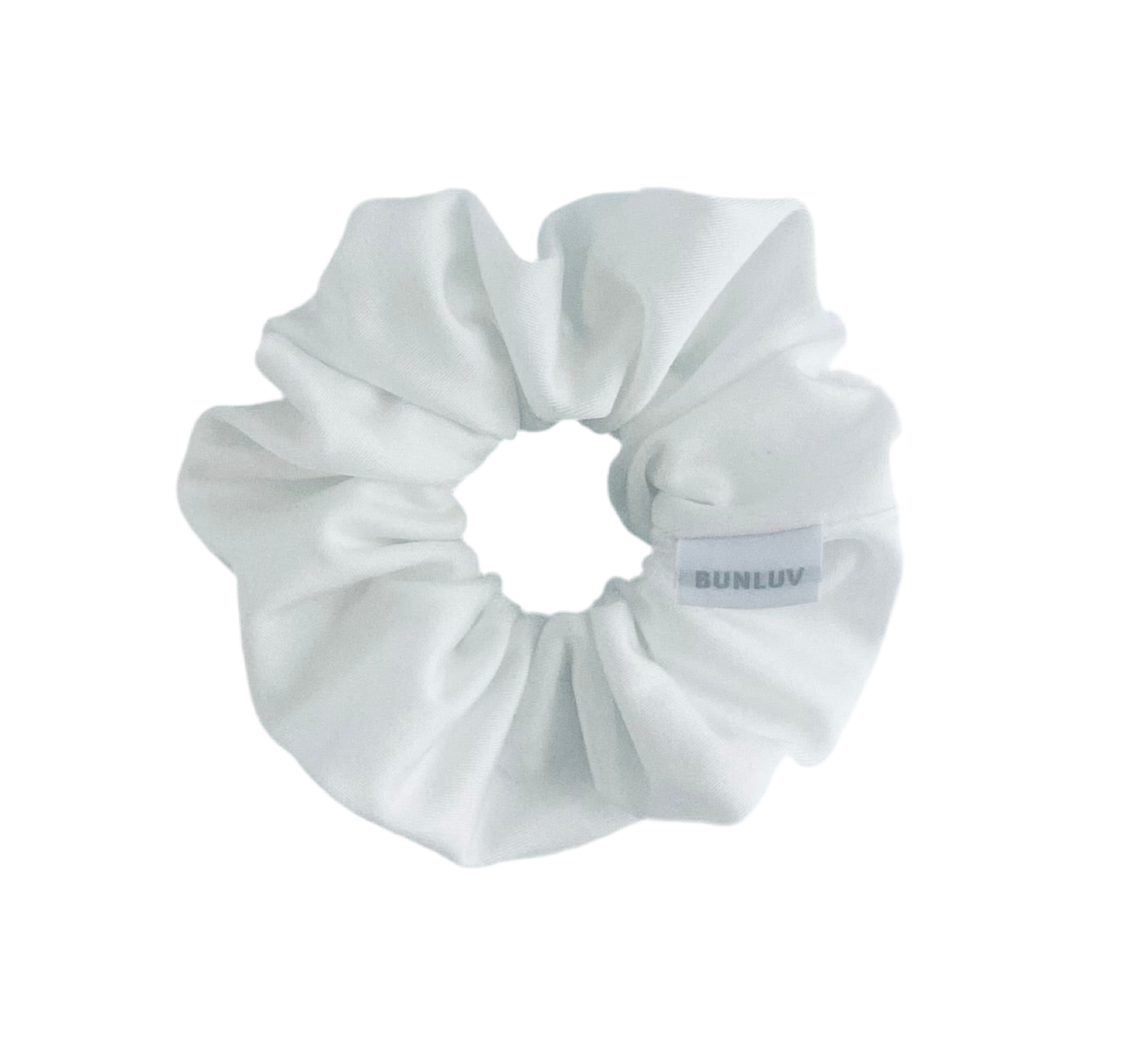 White Swim Scrunchie