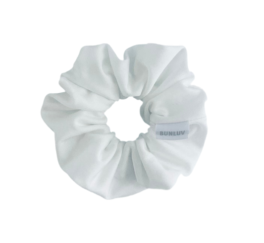 White Swim Scrunchie