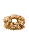 Premium Sequinned Scrunchie Champagne Gold