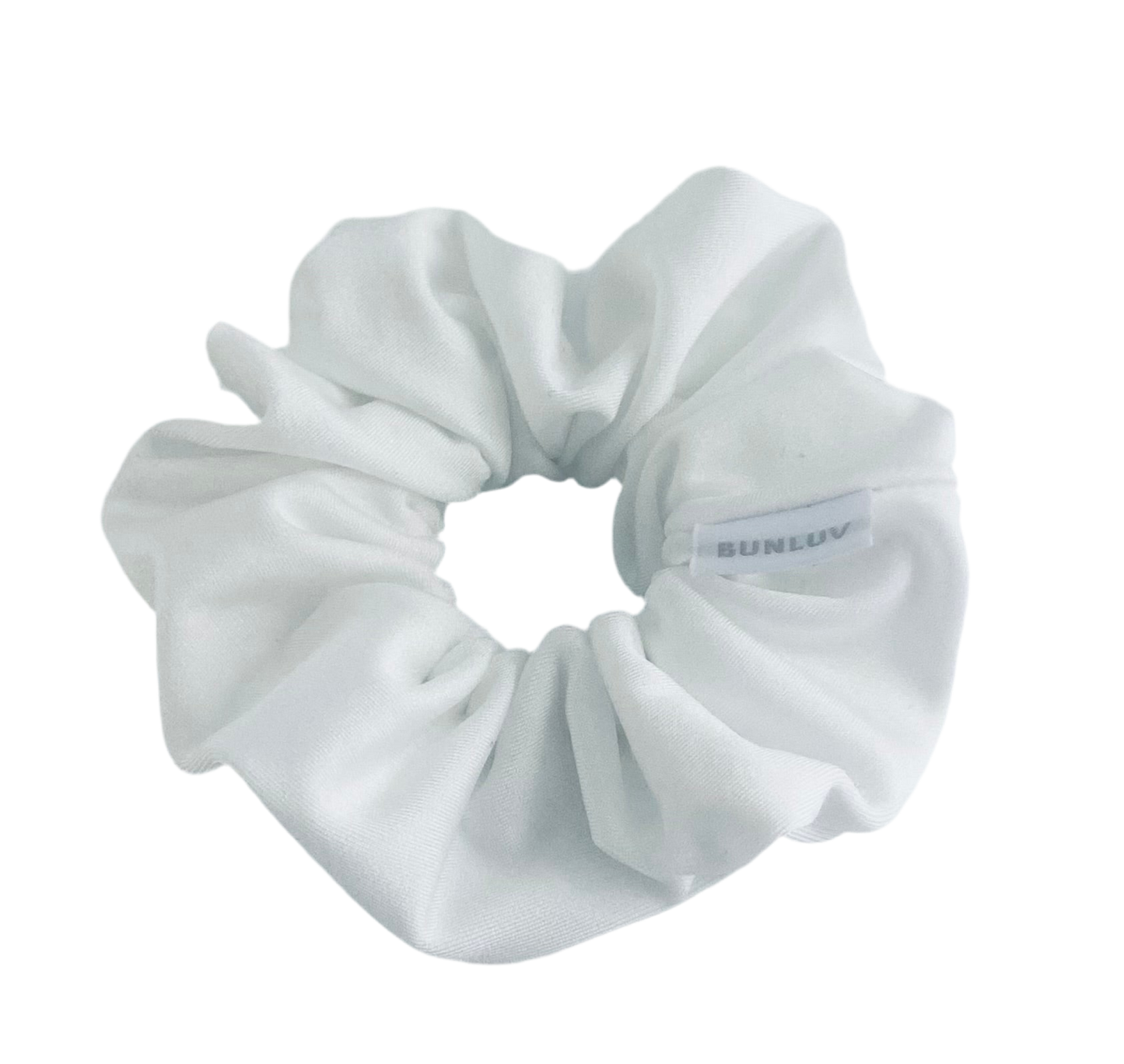White Swim Scrunchie
