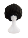 OVERSIZED ADJUSTABLE HAIR BONNET SATIN - BLACK
