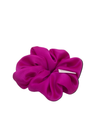 Hot Pink Mulberry Silk Scrunchie