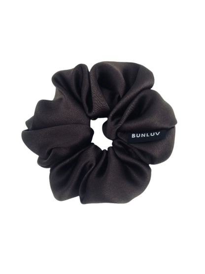 Dark Chocolate Mulberry Silk Scrunchie
