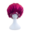 OVERSIZED HAIR BONNET ADJUSTABLE SATIN - PINK & HOT PINK
