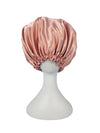 BUNLUV Pink Bonnet Satin on White Mannequin