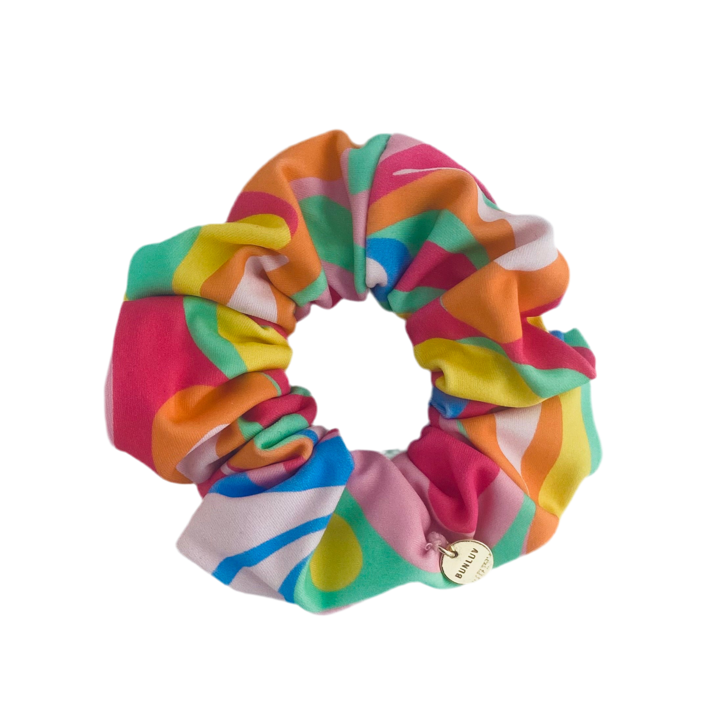 Rainbow Swim Scrunchie