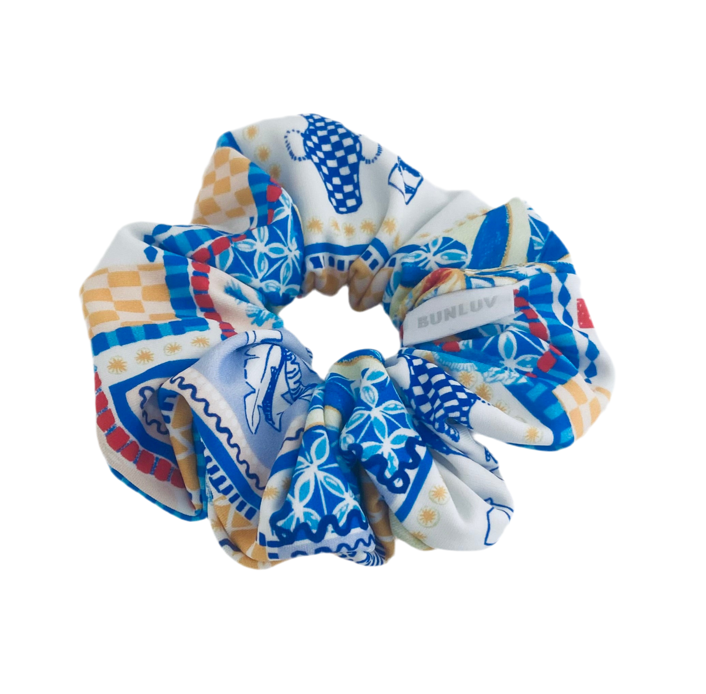 Mediterranean Swim Scrunchie