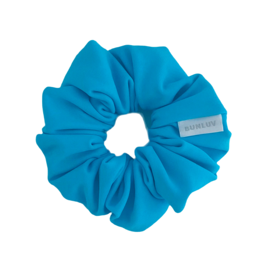 Bright Blue Swim Scrunchie