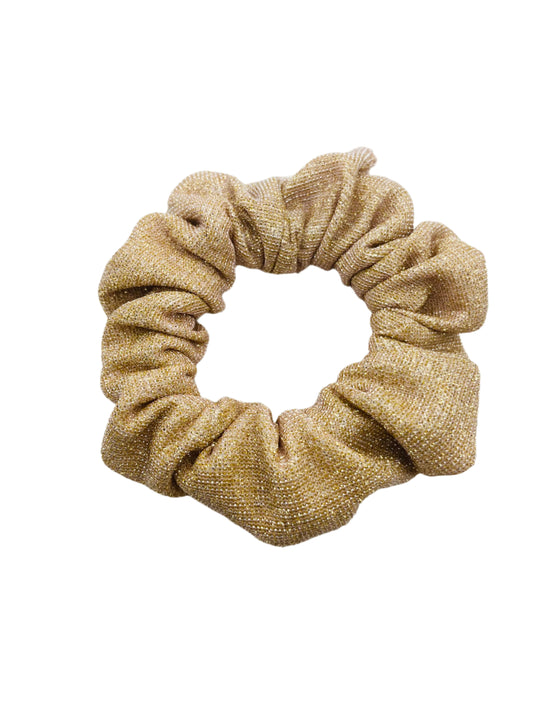 Premium Glitter Gold SmartCore Scrunchie