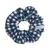 Navy Gingham Swim Scrunchie