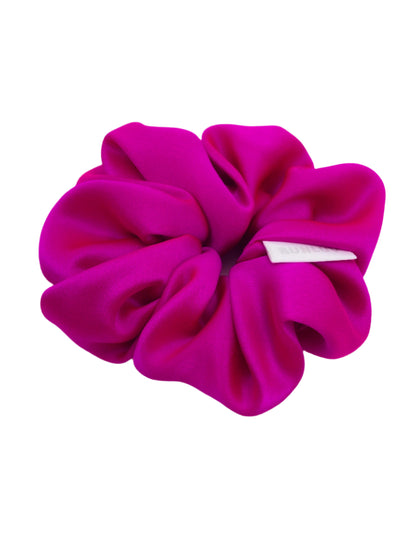 Hot Pink Mulberry Silk Scrunchie