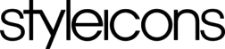 Logo of styleicons in black text on a white background