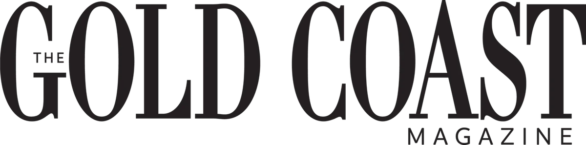 The Gold Coast Magazine logo in black serif text on a white background.